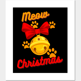 Meow Christmas Posters and Art